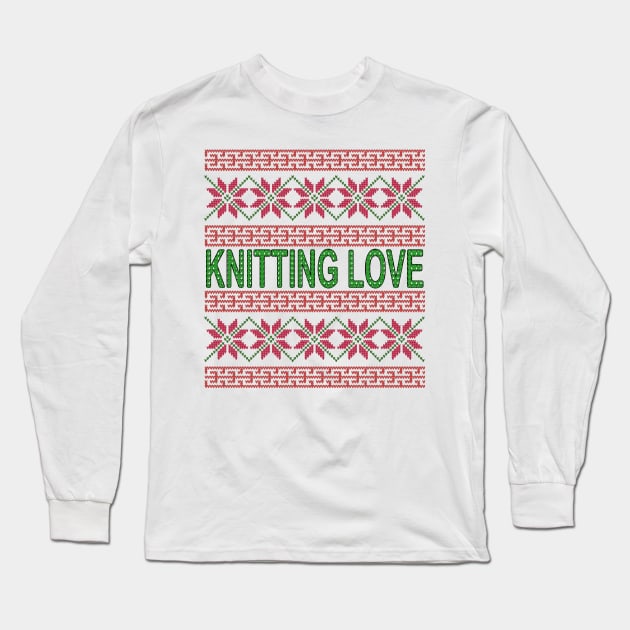 Knitting Pattern - Fair Isle Knitting Long Sleeve T-Shirt by Designoholic